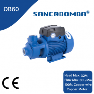 QB60 Series Peripheral Pump High Pressure Domestic Water Supply Pump